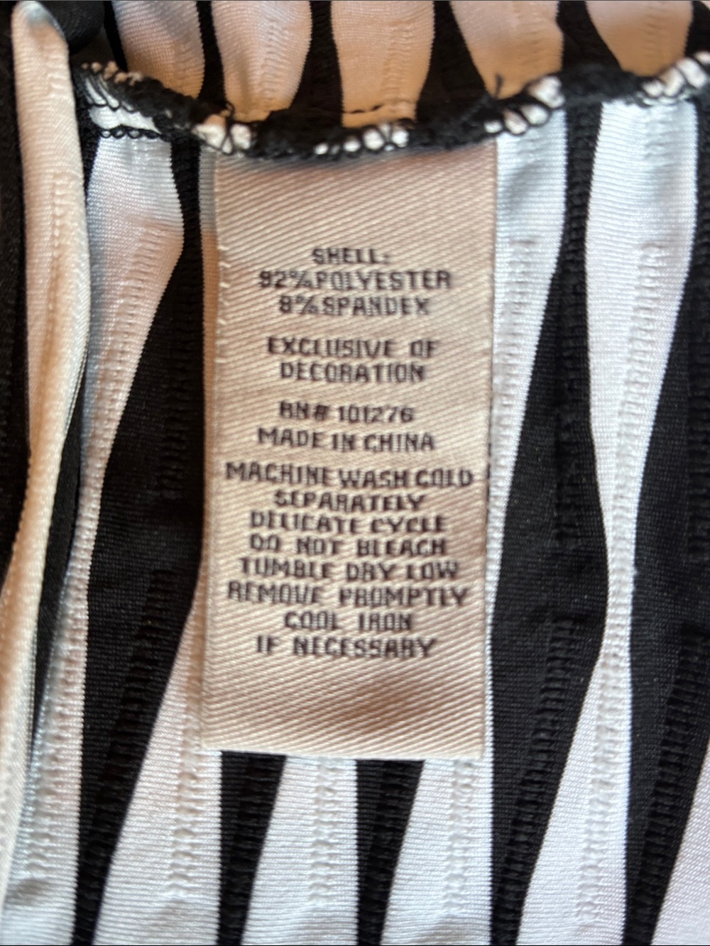 Beige by eci Black & White Sleeveless Striped Midi Dress Size:8 - Picture 6 of 6